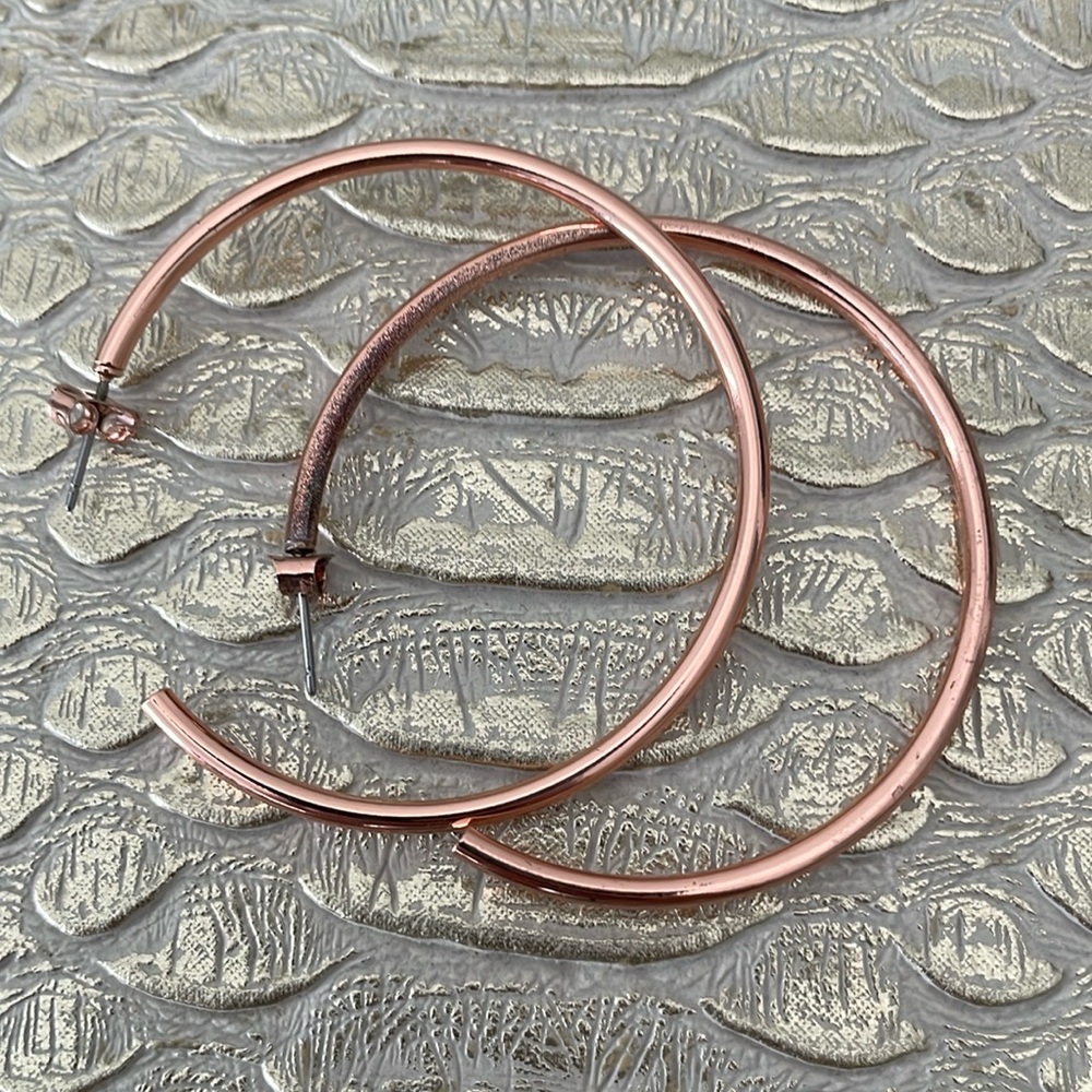 COS Rose Gold Hoops